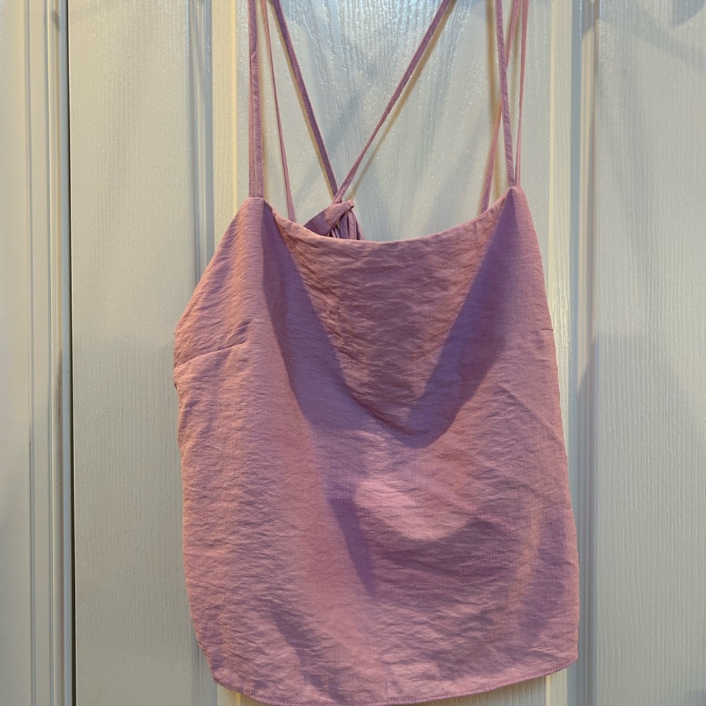 Topshop pink Spaghetti Strap Top